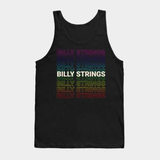 Billy Strings Kinetic Typography Style Tank Top